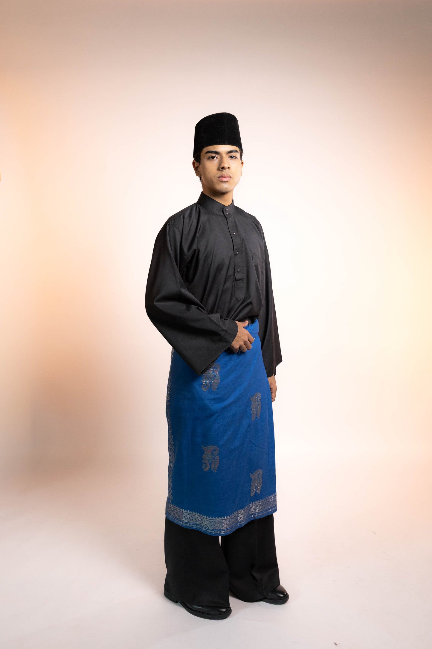 Baju Kurung Lelaki Cekak Musang [Black]