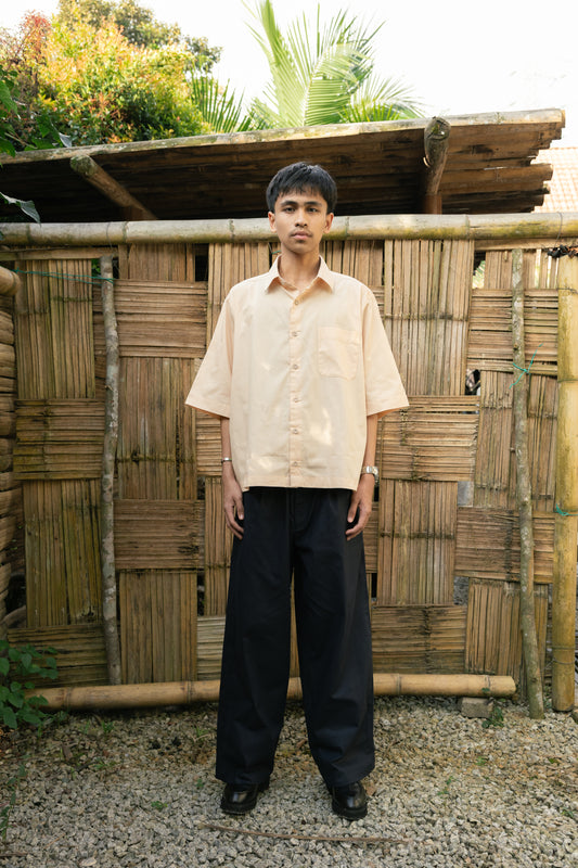 Vintage-Style Men's Shirt [Kopi-Susu]
